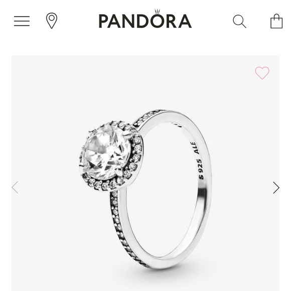 Pandora Jewelry - Round halo Pandora ring